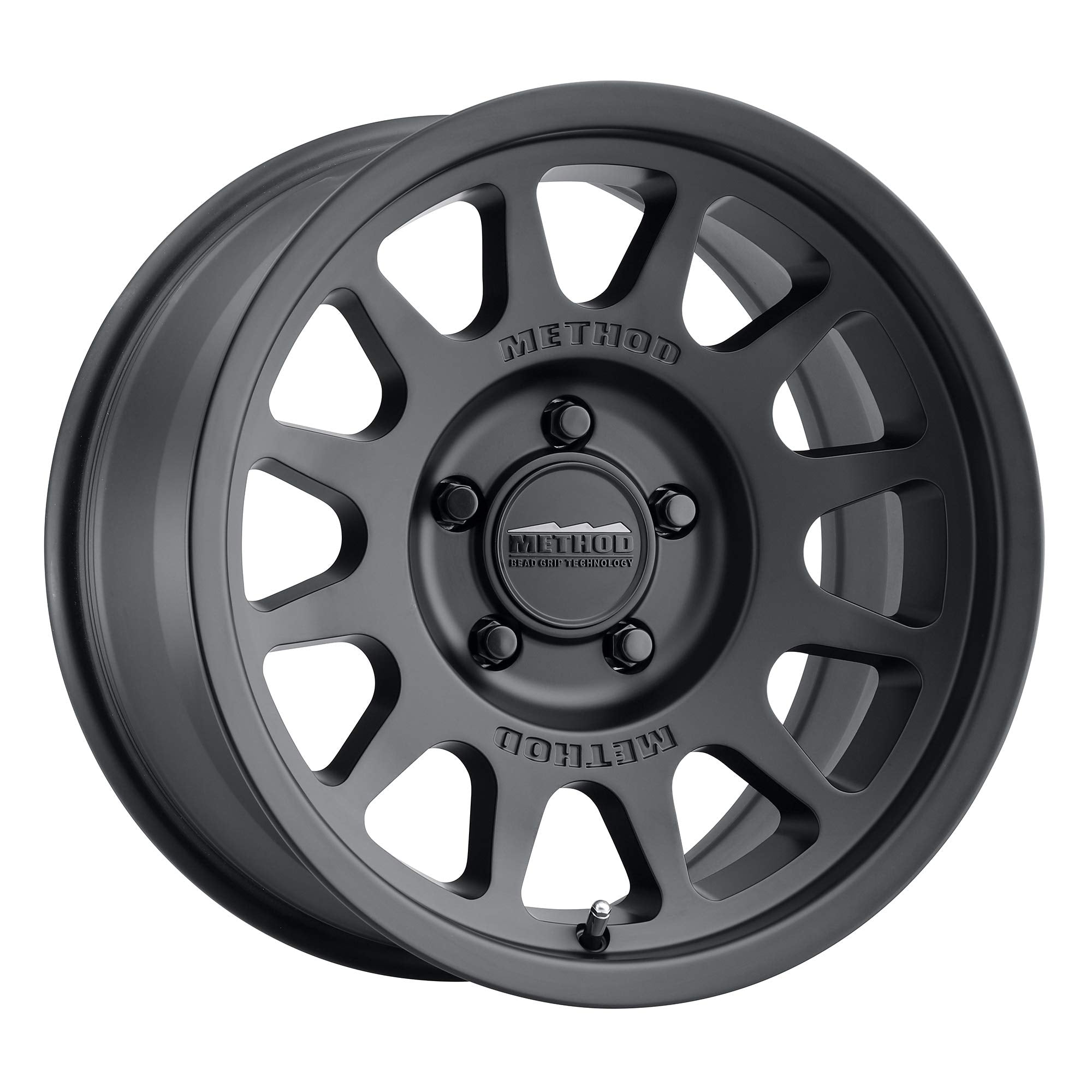 703 Method Race Wheels Matte Black 15x7" 5x100", 15mm offset 4.6" Backspace, MR70357051515