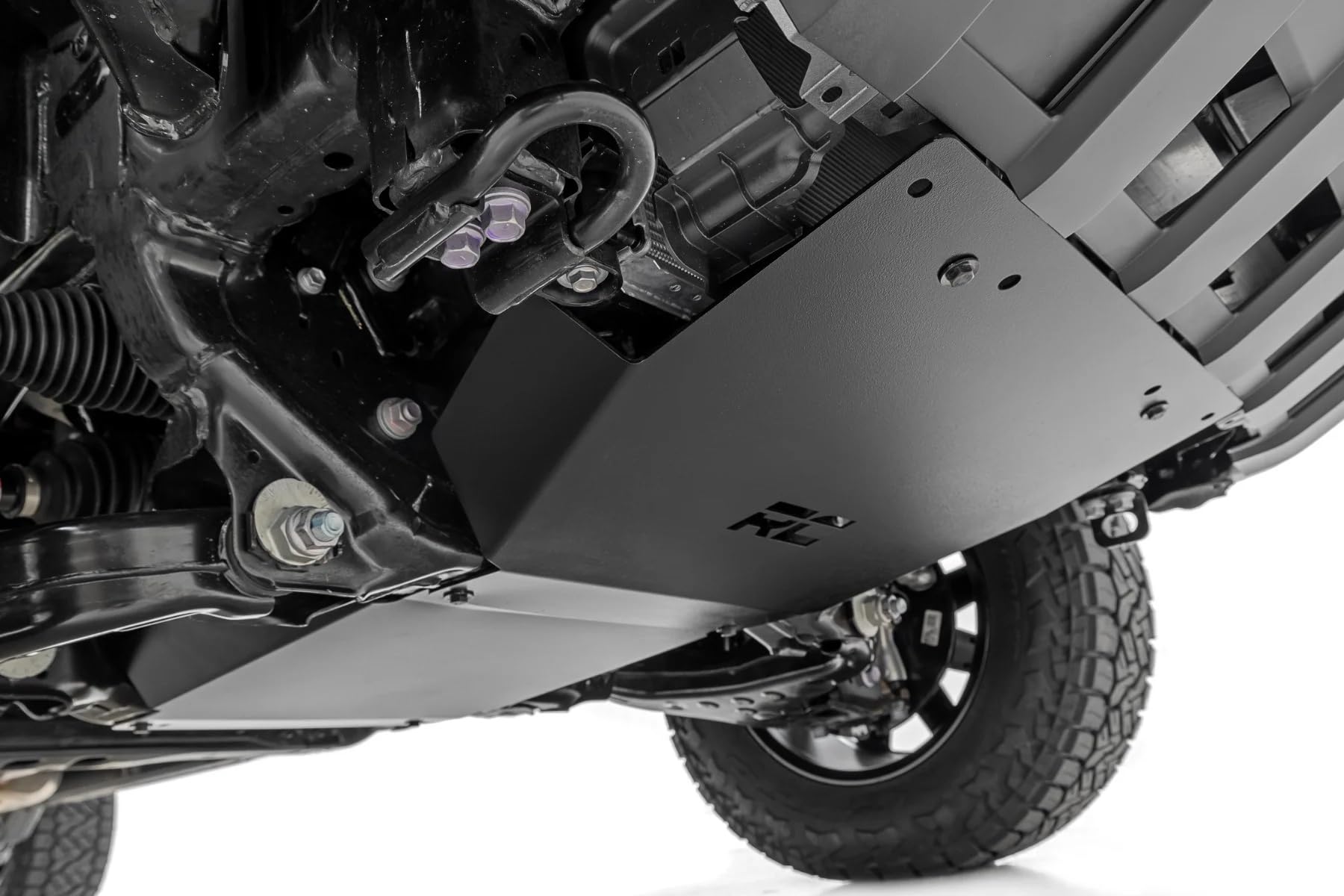 Front Skid Plate Kit Rough Country for Toyota Tacoma 4WD (2024-2025) - Skid & Differential Plates, Easy Bolt-on Install