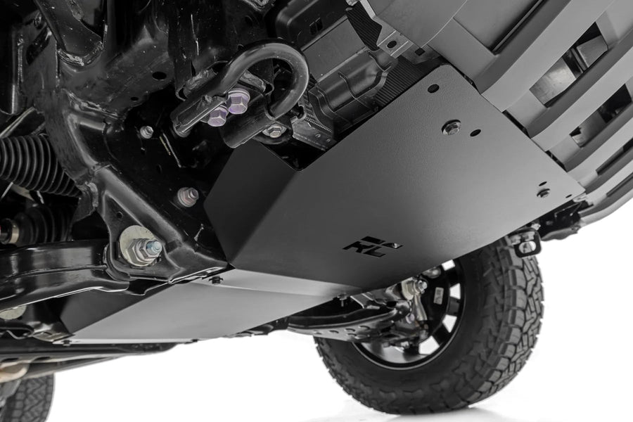 Front Skid Plate Kit Rough Country for Toyota Tacoma 4WD (2024-2025) - Skid & Differential Plates, Easy Bolt-on Install