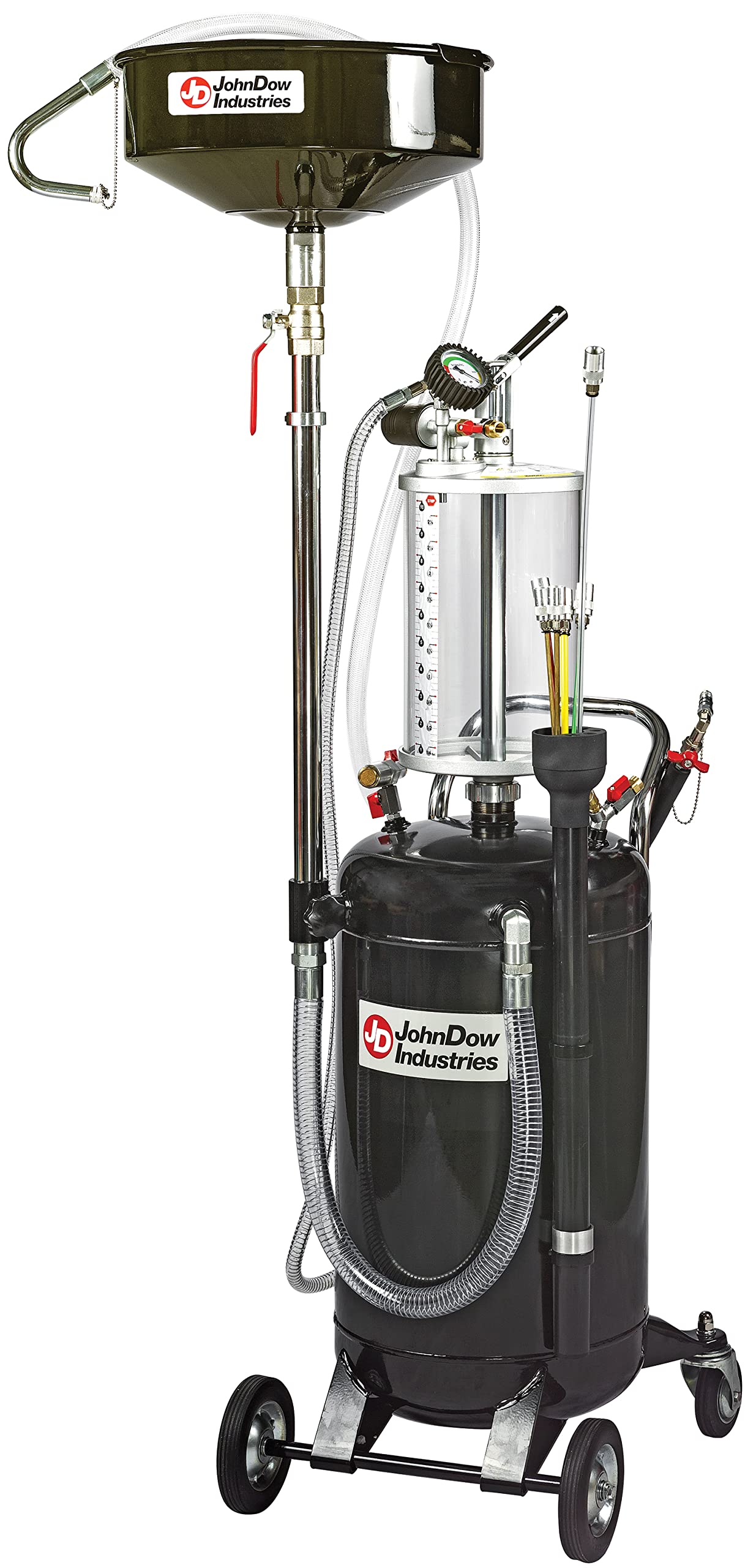 20-Gallon JohnDow Industries JDI-20COMBO-B Steel Drain Evacuator w/Bowl