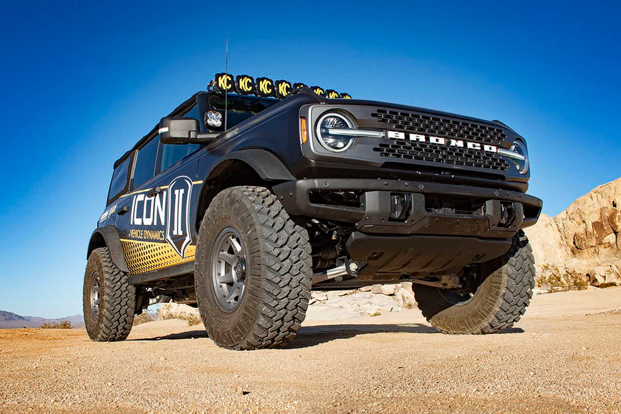 2-3" Lift, ICON Stage 6 Suspension System, Tubular UCA, Compatible with 2021-Up Bronco Sasquatch, K40016T