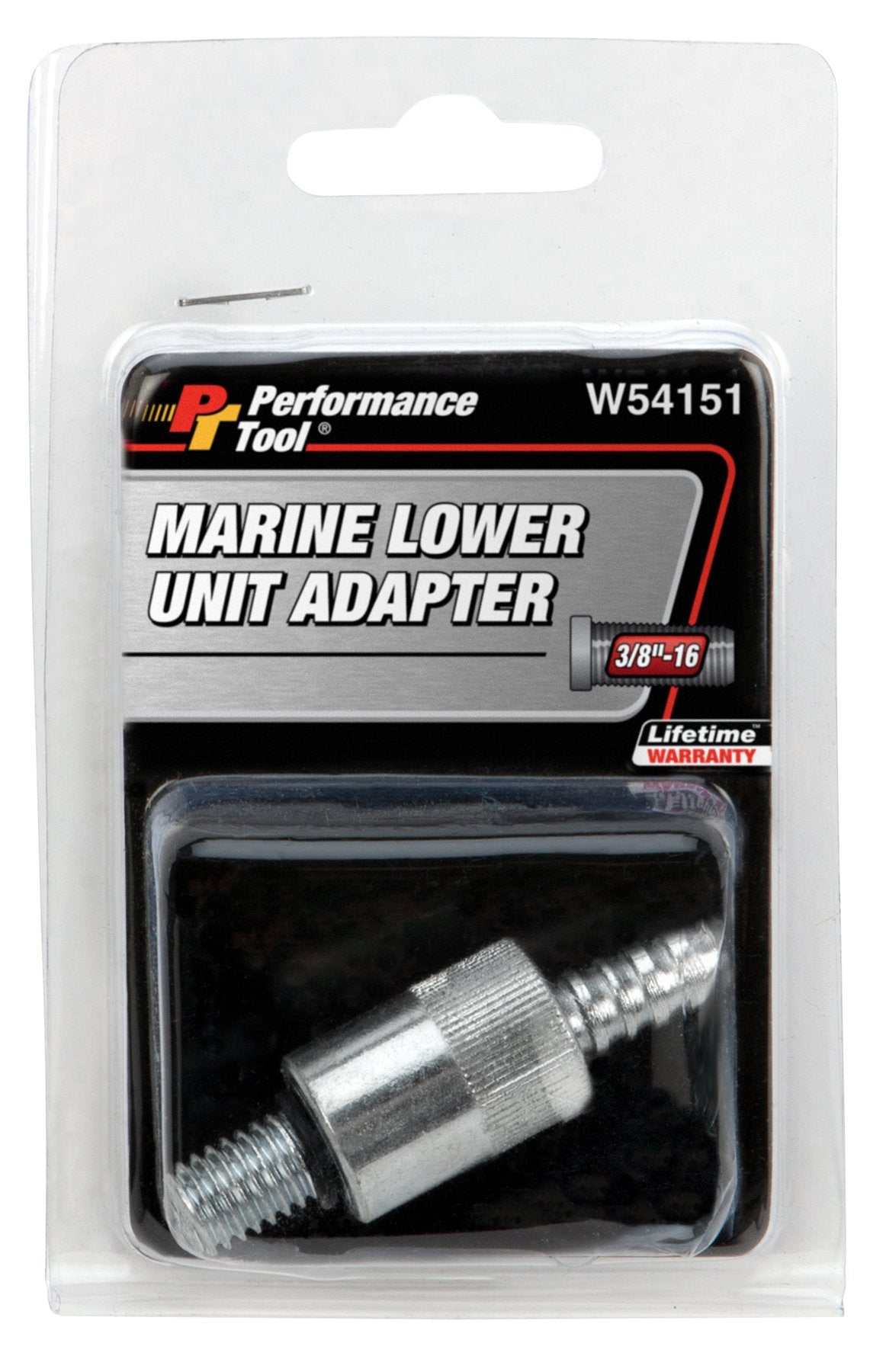 Marine Performance Tool W54151 Lower Unit Adapter for Water Machinery, Silver, 3/8-Inch-Inch-16