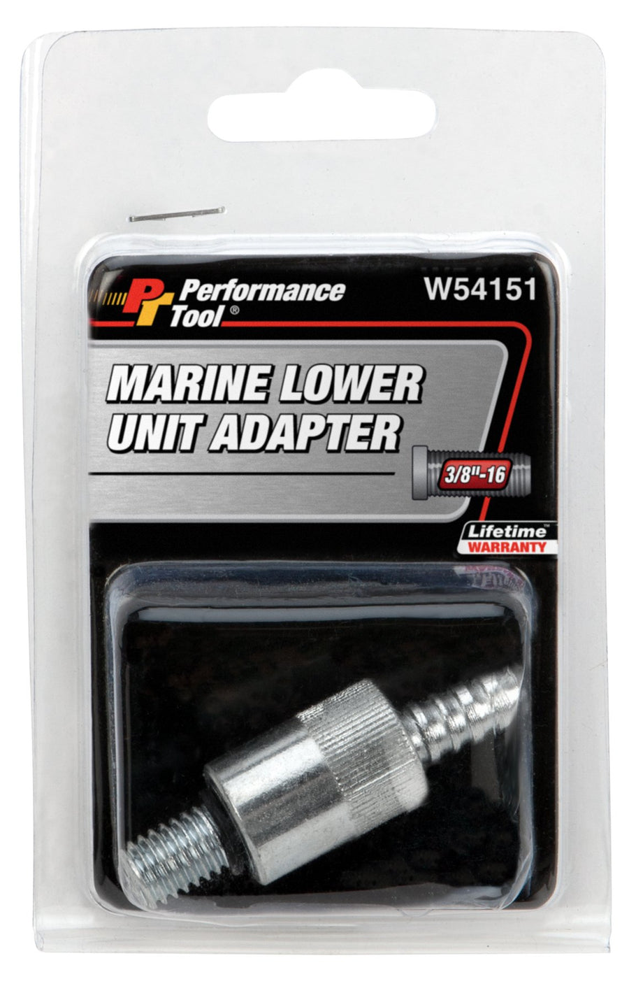 Marine Performance Tool W54151 Lower Unit Adapter for Water Machinery, Silver, 3/8-Inch-Inch-16