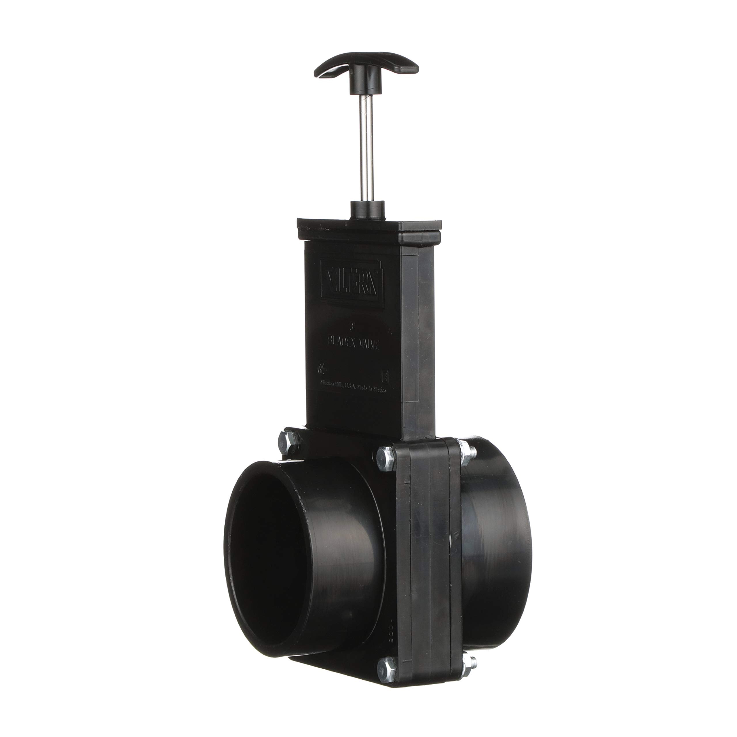 ABS Gate Valve Valterra for RV, Camper, and More - 3-Inch Hub x Spigot Connection