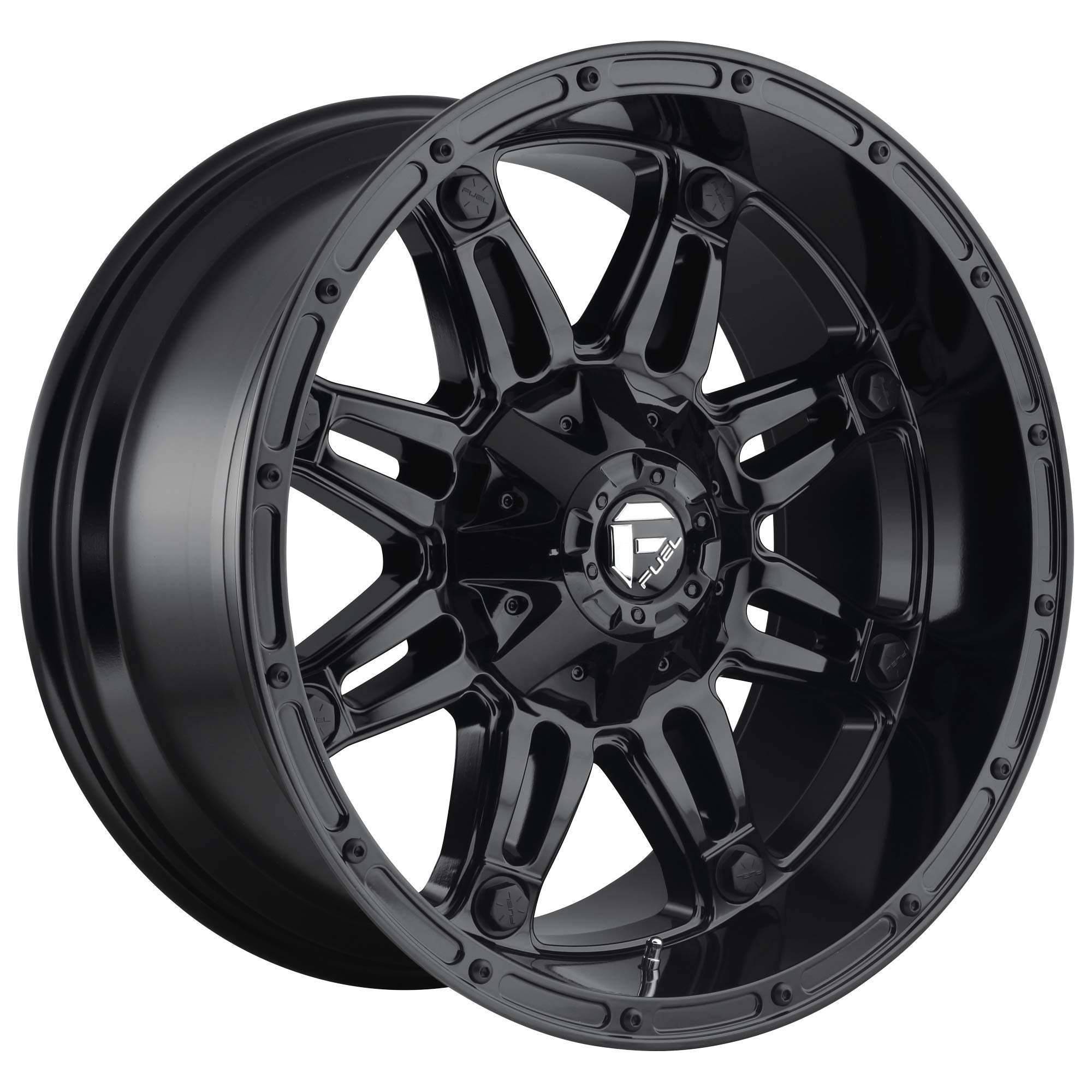 D625 HOSTAGE FUEL OFF-ROAD 18X9, 5X4.5/5.0, 4.53, 12mm GLOSS BLACK - D62518902645