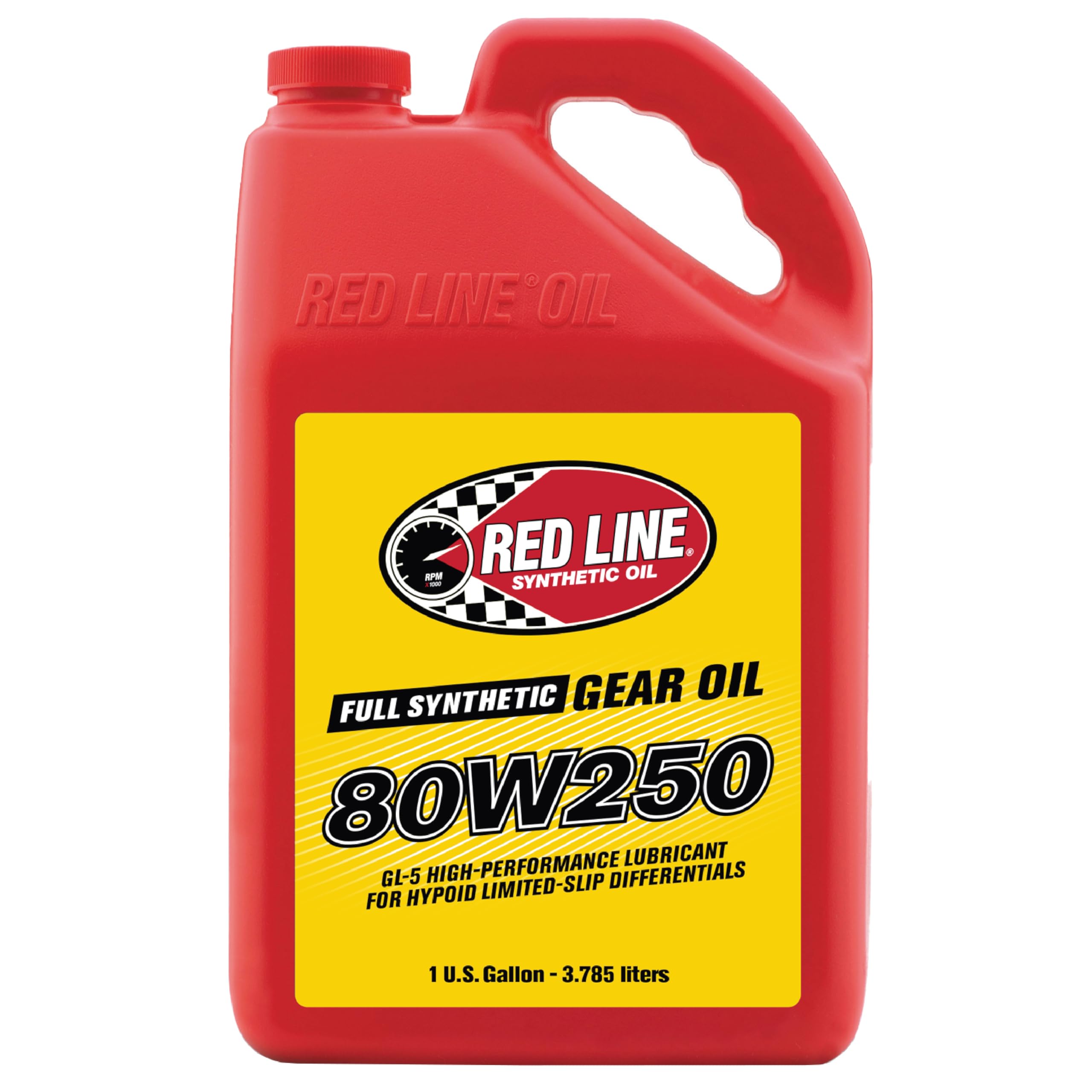 Red Line 80W250 58605 GL-5 Full Synthetic Gear Oil for Hypoid Limited Slip Differentials - 1 Gallon