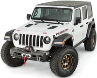 Elite Series WARN Stubby Front Bumper for Jeep JL Wrangler, Without Grille Guard Tube, Black