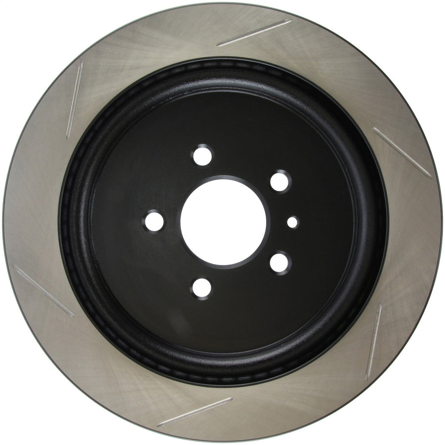 Rear Left StopTech 126.61105SL Automotive Replacement Sport Slotted Disc Brake Rotor Fits Select 2013-2014 Ford Mustang