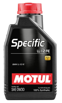 100% Synthetic Motul 107301 OEM Specific Engine Oils, Specific LL-12 FE 0W30, 1L (1