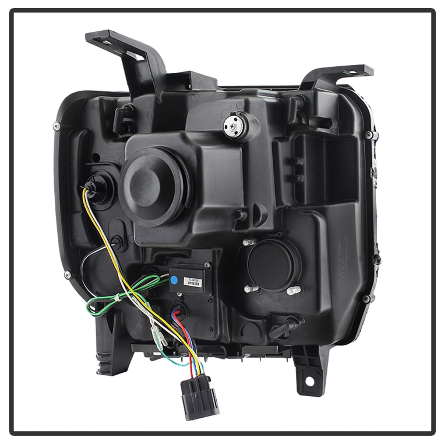 GMC Sierra Spyder Auto PRO-YD-GS14-LBDRL-C Projector Headlight
