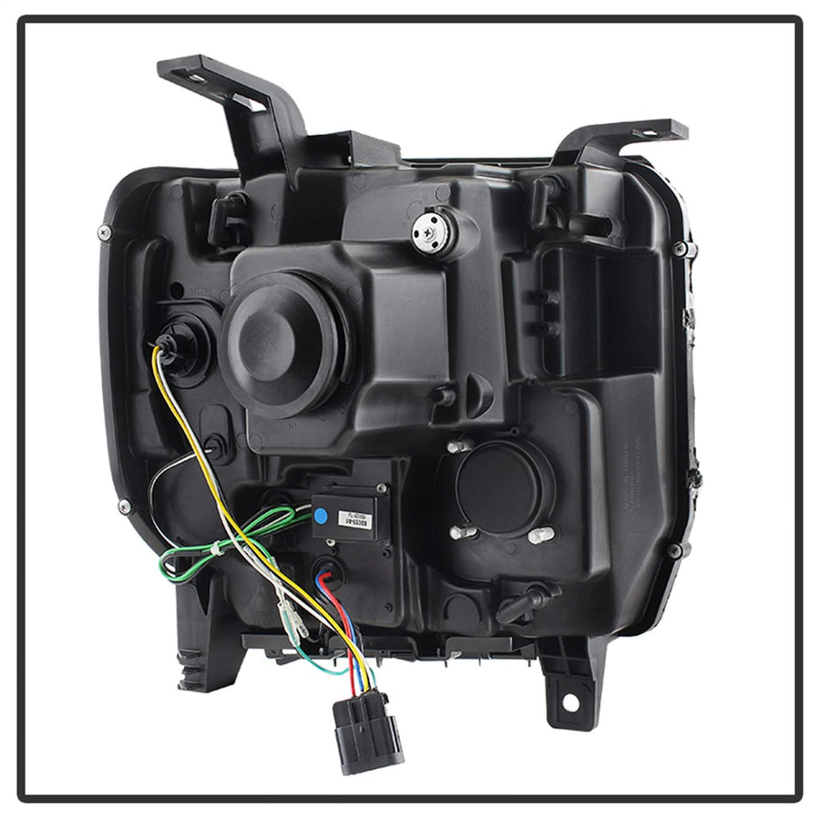 GMC Sierra Spyder Auto PRO-YD-GS14-LBDRL-C Projector Headlight