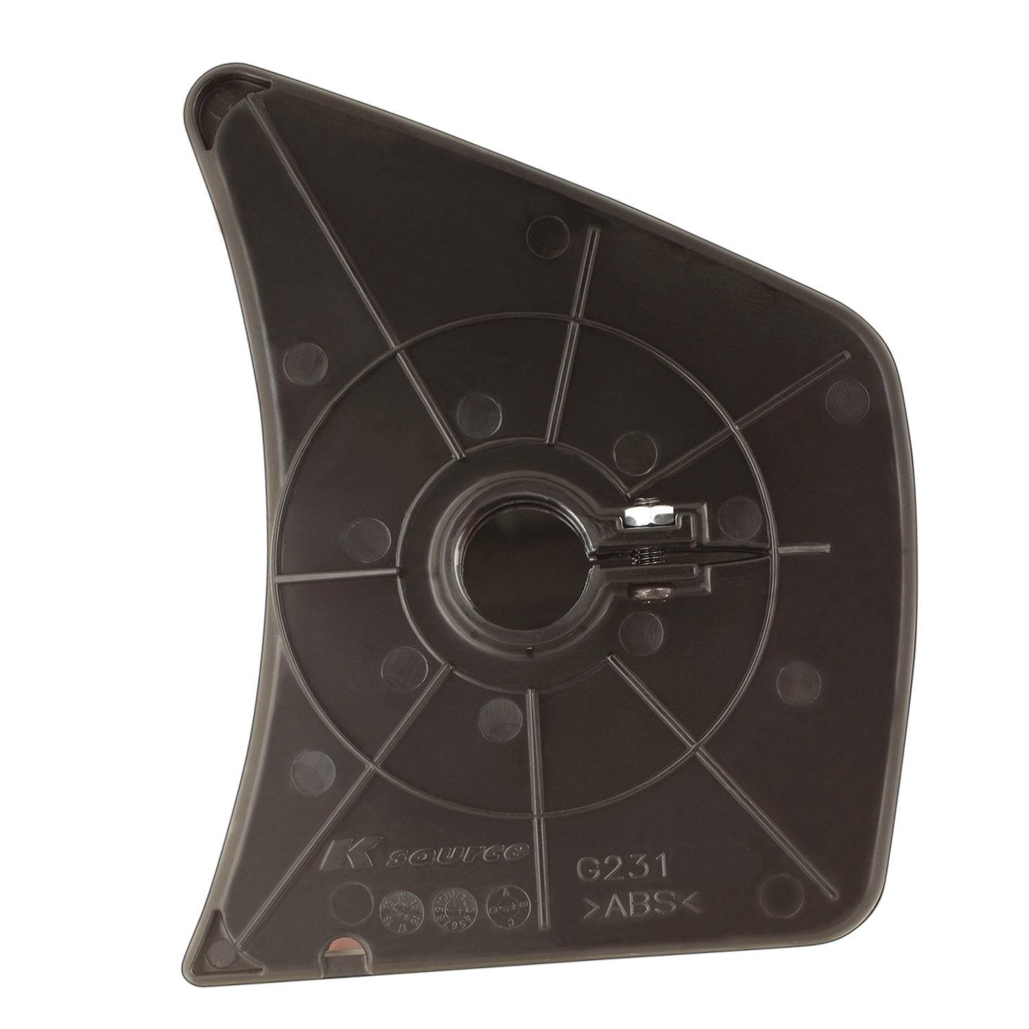 K Source Glass Assembly 80912GLH (LH side only for Snap & Zap 80910, Flat lens)