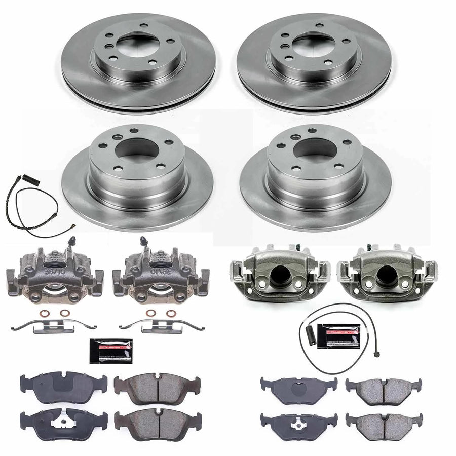 Power Stop KCOE500 Front and Rear Brake Kit-OE Rotors & Z17 ramic Brake Pads Autospecialty For BMW Z3 1997-2002 [Model Specific]