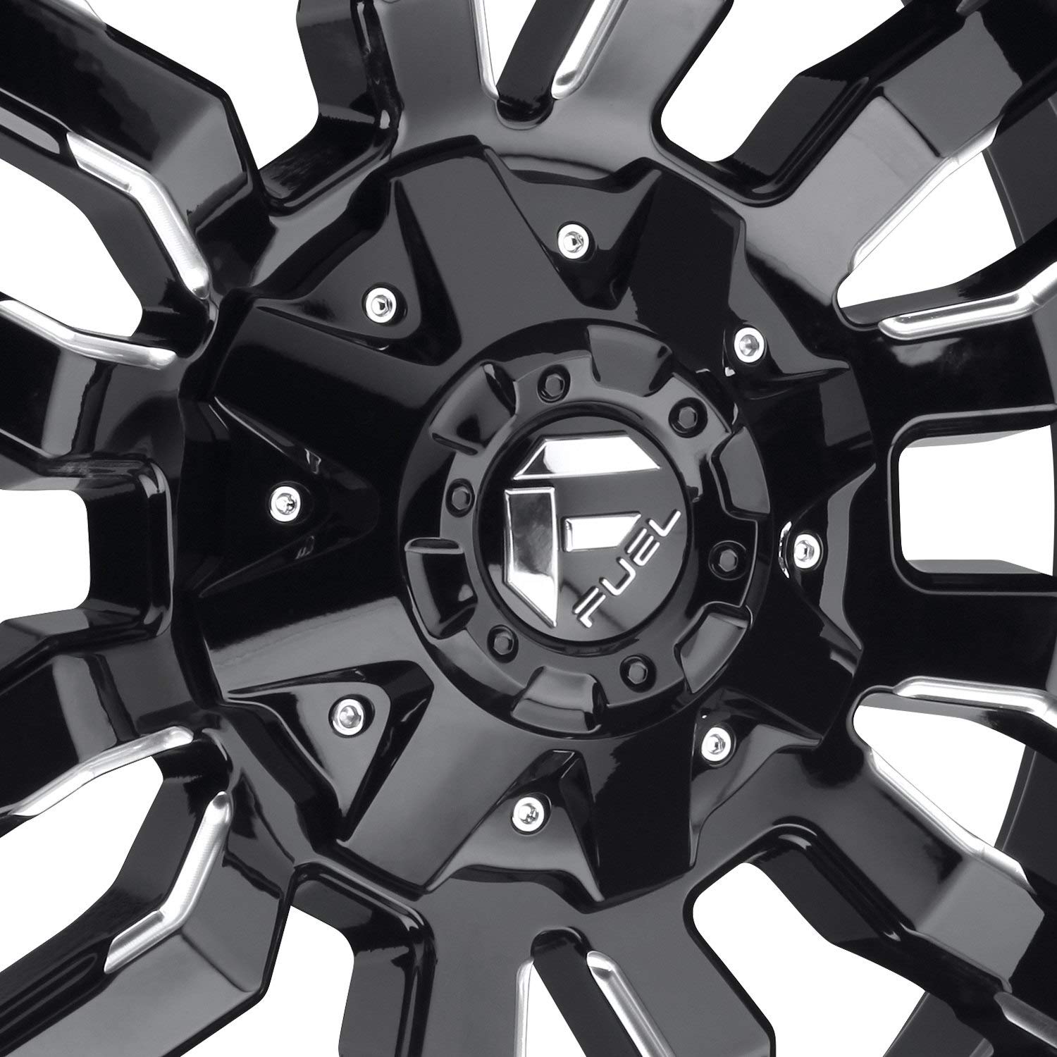 D595 Fuel Sledge Gloss Black Milled 18x9 6x135 / 6x5.5 20mm (D59518909857)