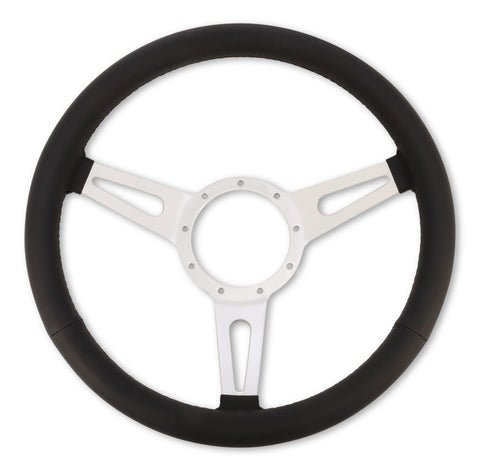 Corso Feroce Scott Drake 15" Black Leather Steering Wheel 9 Hole