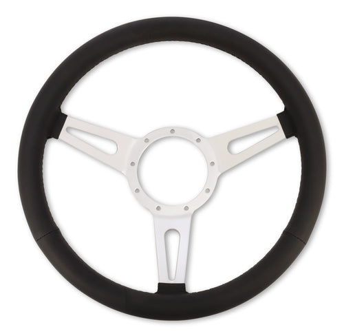 Corso Feroce Scott Drake 15" Black Leather Steering Wheel 9 Hole