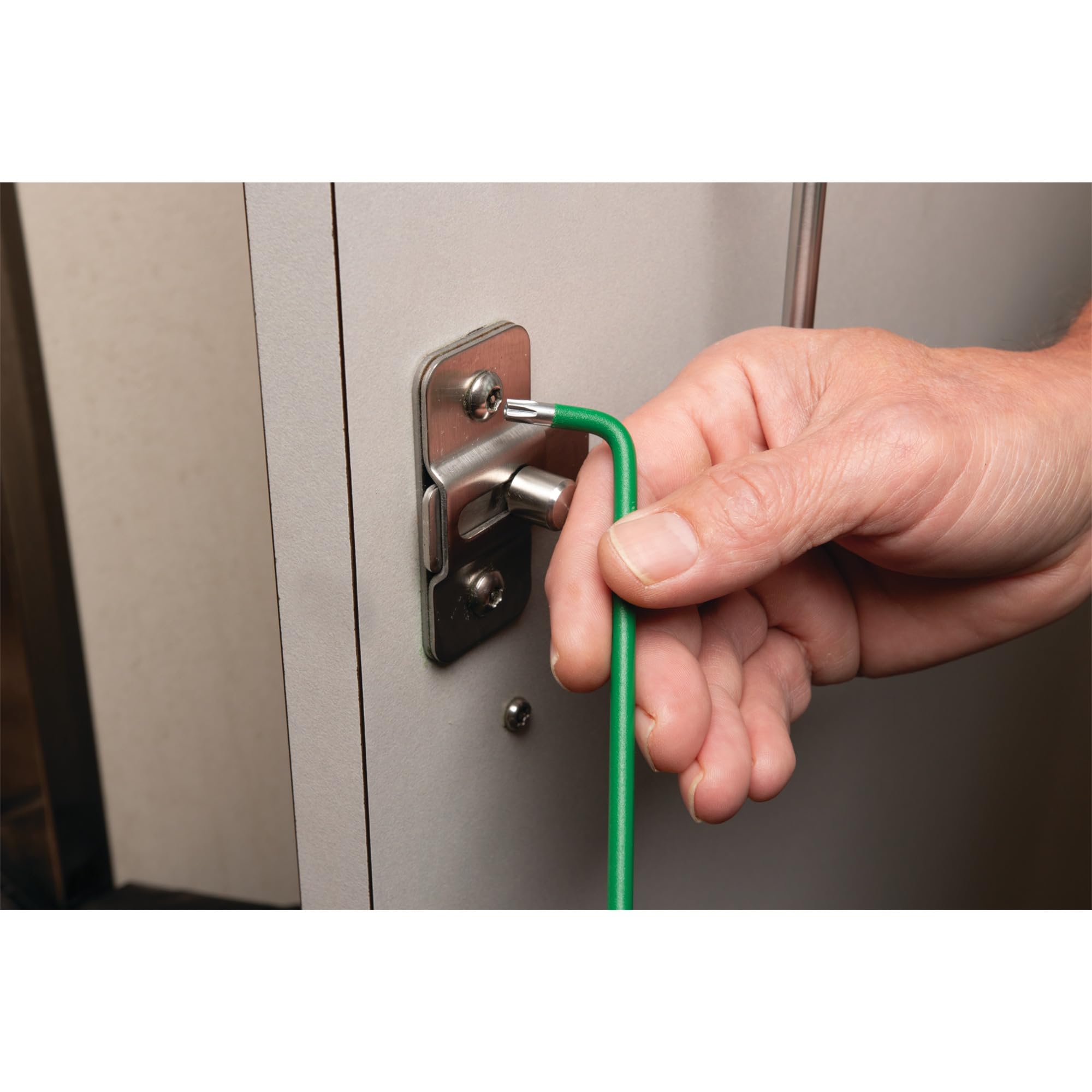 W80200 Performance Tool 13 Pc. Long Arm Star Key Set - For Star and Star Security Fasteners, Powder-Coated, Storage Organizer, Long Reach, Green