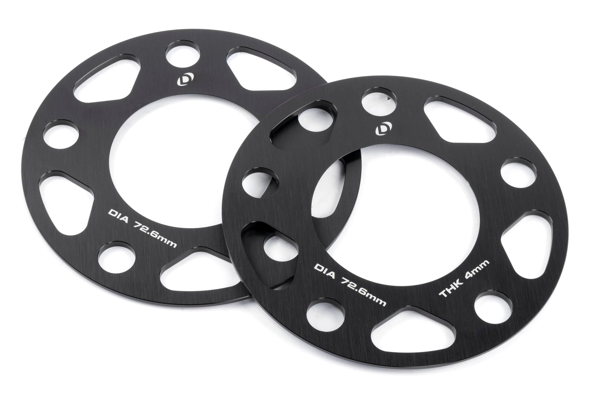 Dinan Wheel Spacers D210-2034 5x120 Bolt Circle - 72.6mm Center Bore - 4mm Thick - Pair