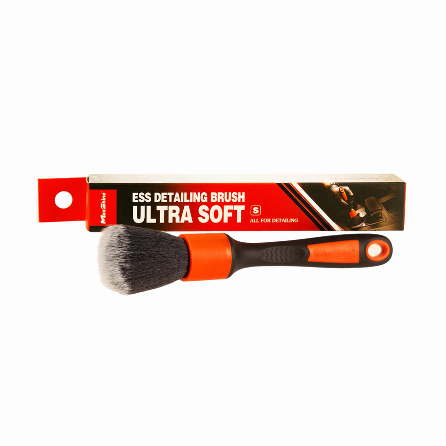 Maxshine Ultra Soft Small Universal Red ESS Detailing Brush – Professional Brush for Interior, Exterior, Leather, Engine Bay & Wheels – Ever So Soft Detailing Tool for Car Care