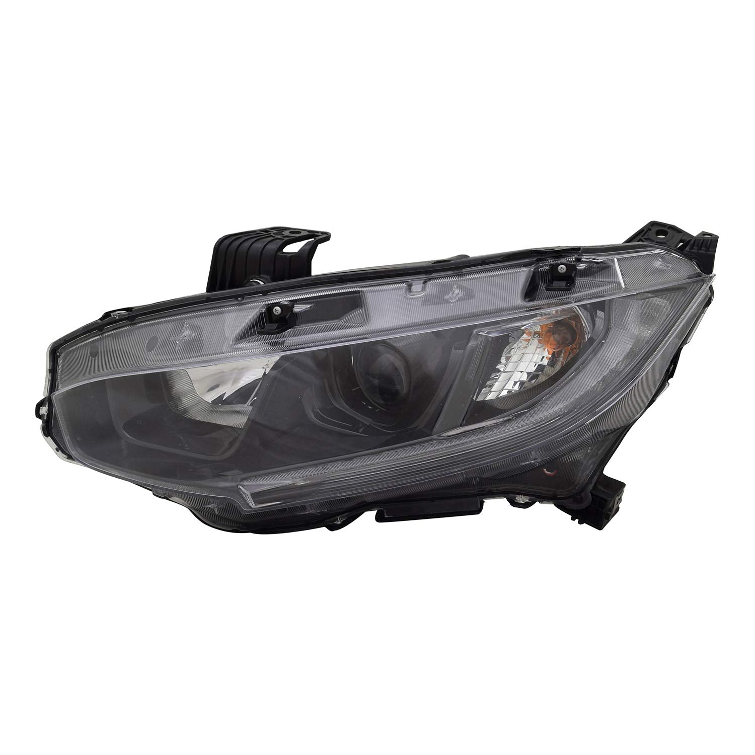 Left TYC Headlight Assembly Compatible with 2019-2020 Honda Civic