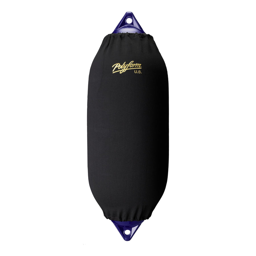 Black Polyform EFC-7 Boat Fender Cover, Fits F-7 Boat Fenders