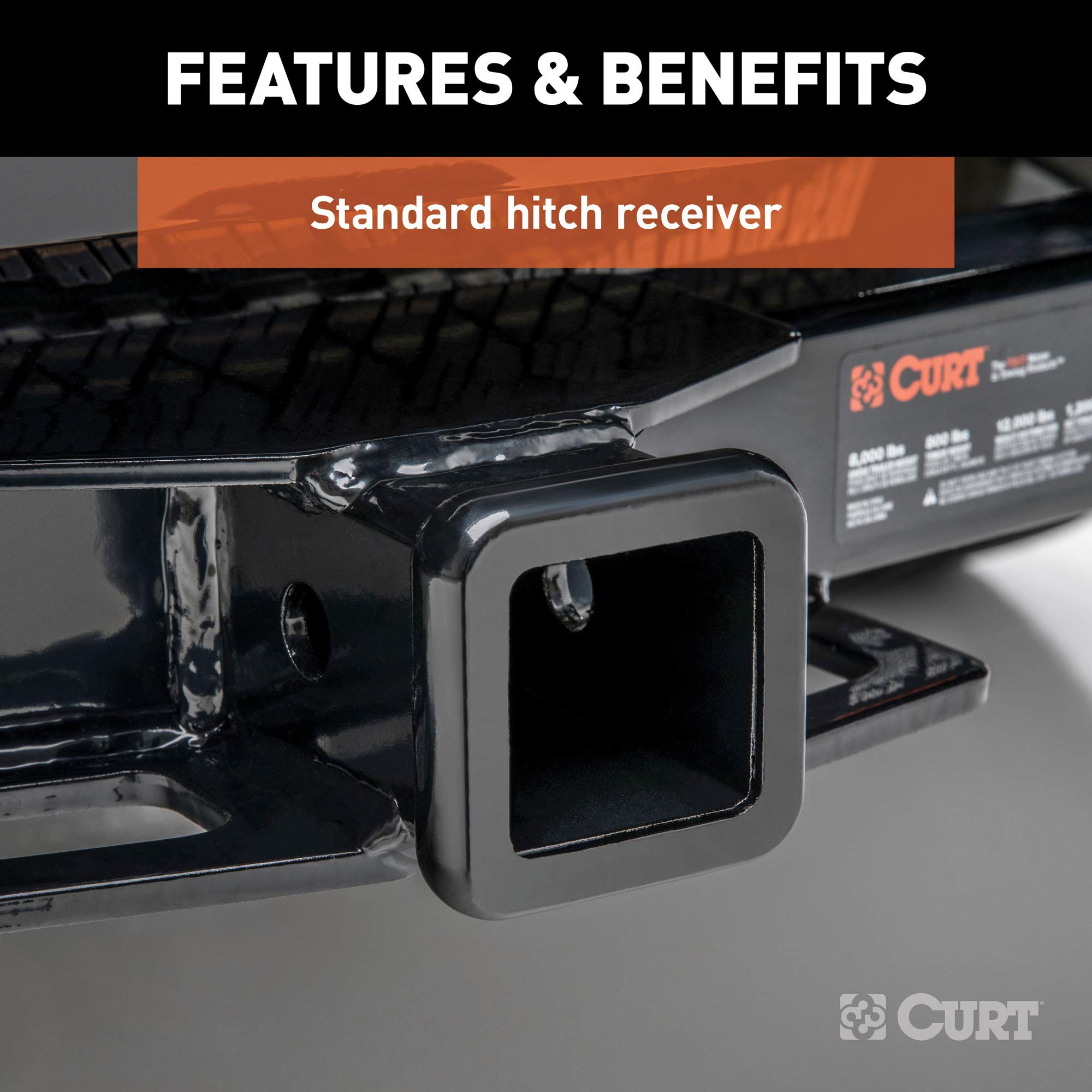CURT Class 3 Trailer Hitch, 2-Inch Receiver, Fits Acura RDX Select