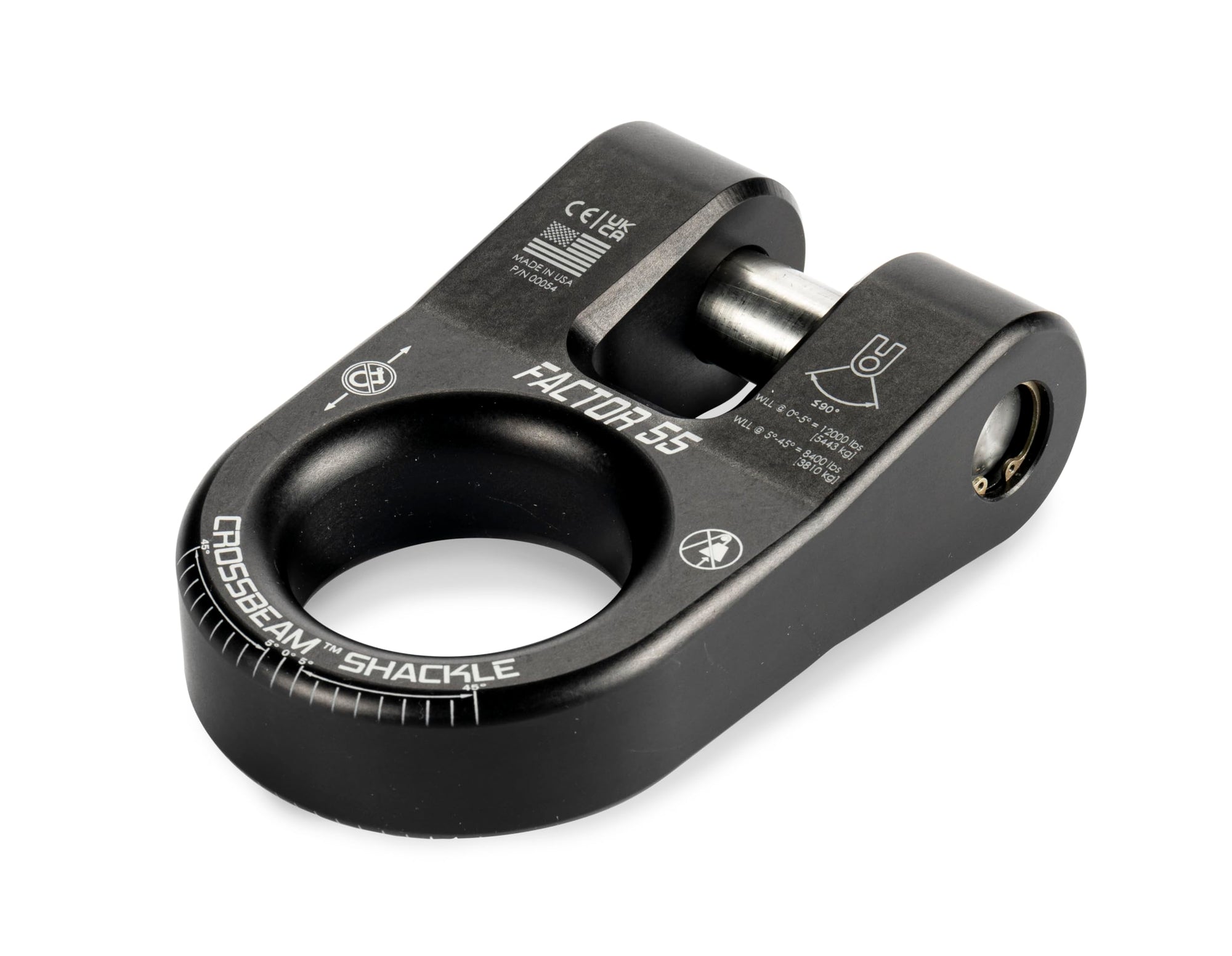 CROSSBEAM SHACKLE BLACK - Factor 55-00054-04