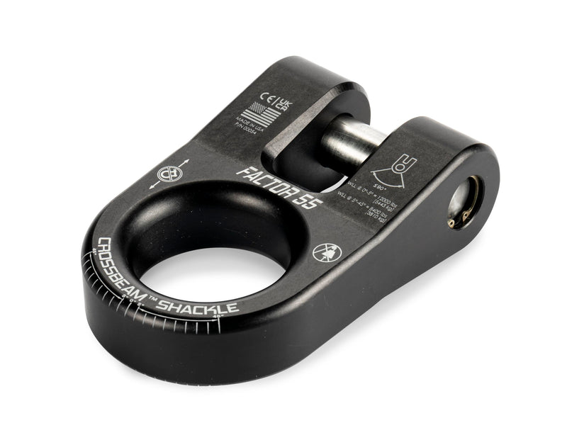 CROSSBEAM SHACKLE BLACK - Factor 55-00054-04