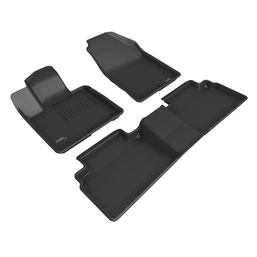 Kagu 3D MAXpider Custom Fit Floor Mat (Black) Compatible with Hyundai Tucson Gasoline 2022-2026 - Full Set