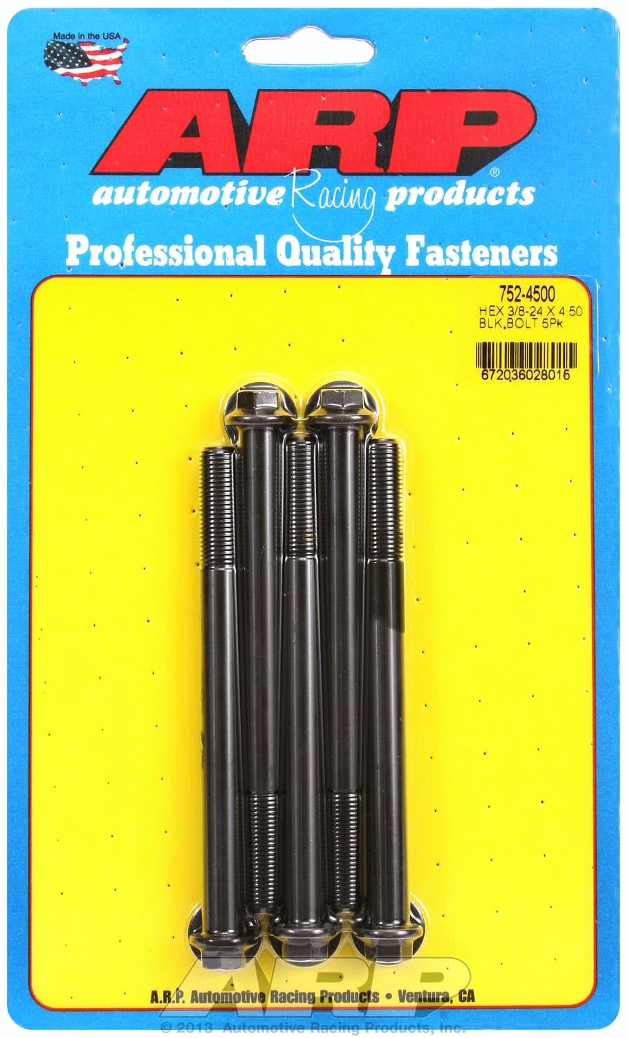 Hex ARP (752-4500) Oxide Bolt, Black