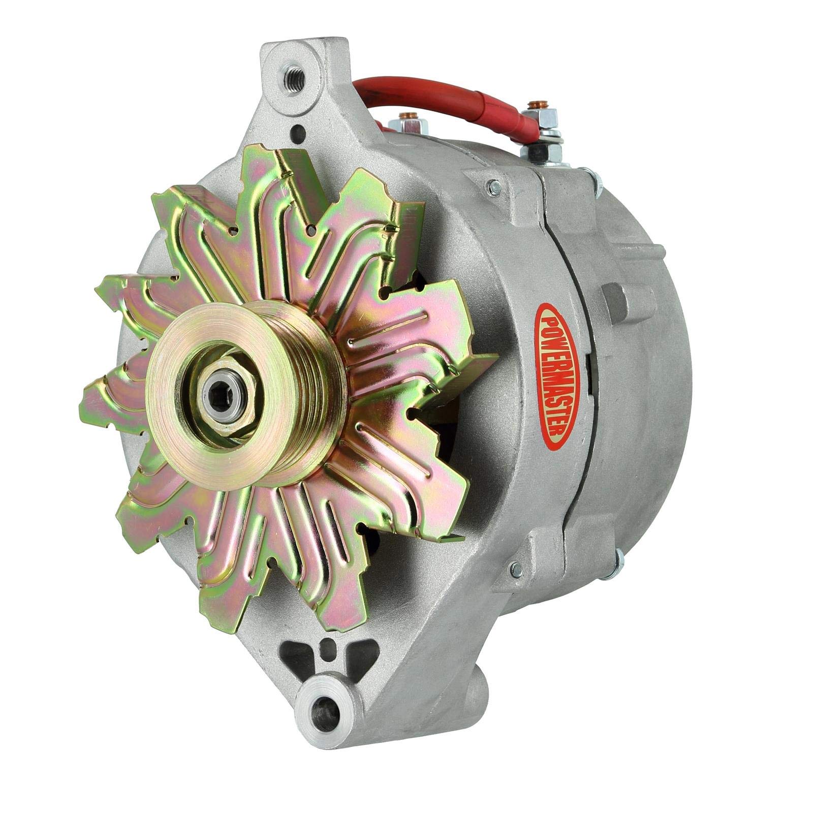 Alt Powermaster Ford 1G Natural 215A 6 grv Pulley Large Frame Dual Output Ext Regulated