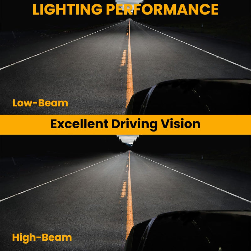 Jet Black LED Projector Headlights SPEC-D TUNING w/Sequential Turn Signal Compatible with 2015-2023 Dodge Charger with factory halogen headlights