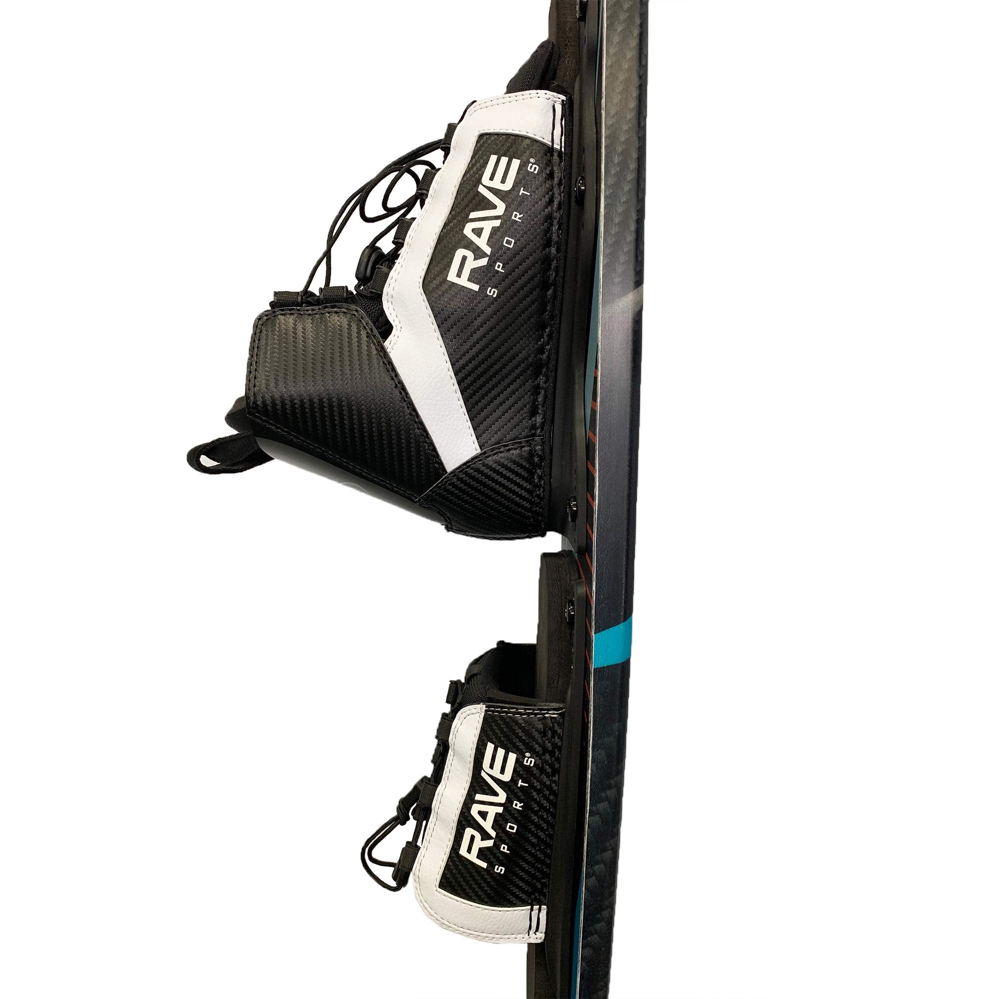 RAVE Sports Slalom Carve Water Ski - Adult, Black, Adult - Adjustable Bindings