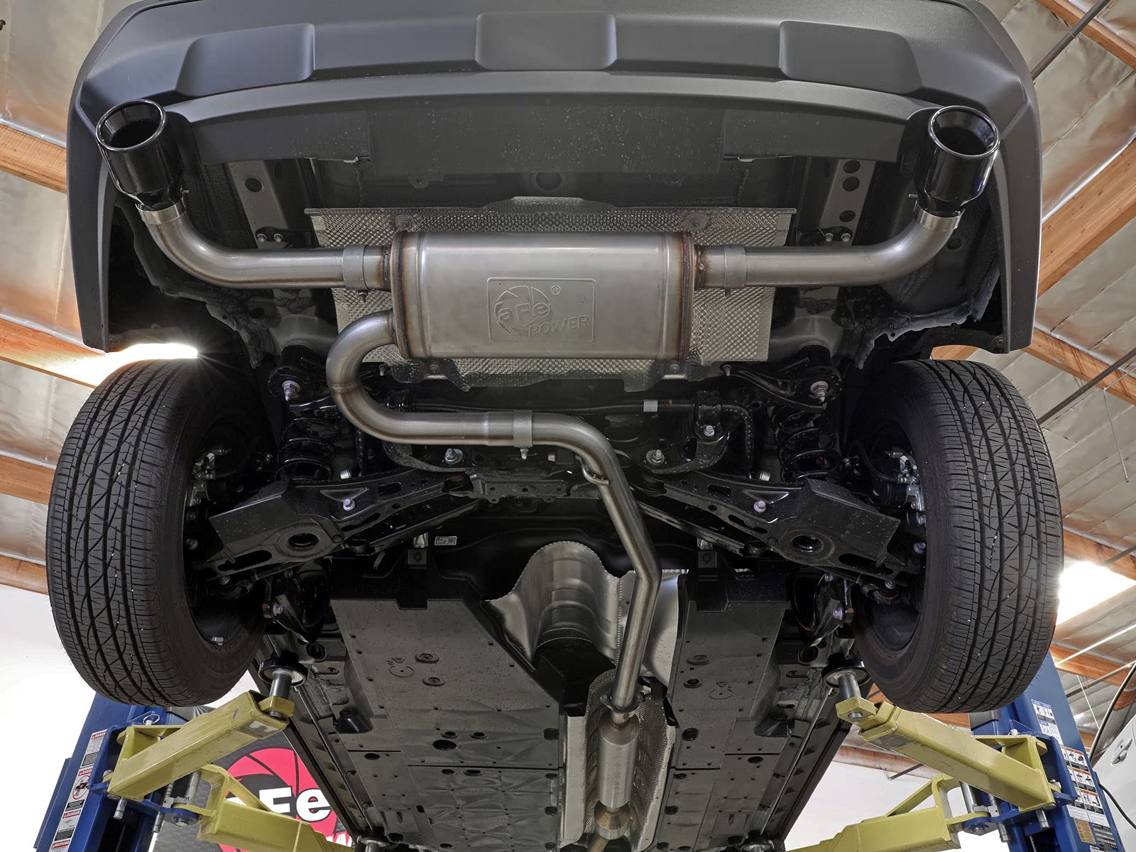 aFe POWER Takeda 49-36053-P Cat-Back Exhaust System, 2-1/4" to 2-1/2" 304 Stainless Steel, Polished Tips, for 2019-2021 Toyota RAV4