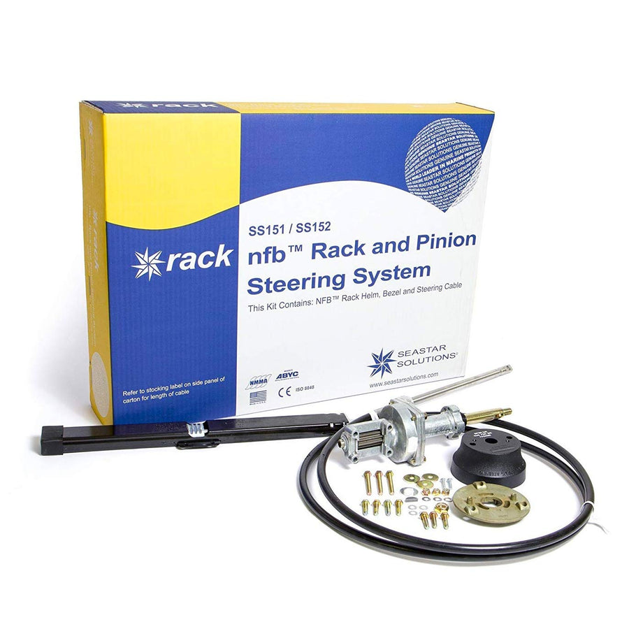 NFB NO Feedback Teleflex Rack Steering Package 12'