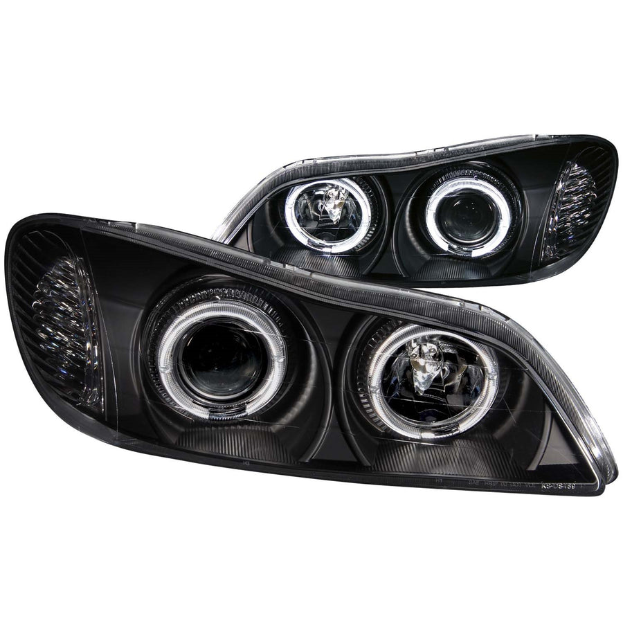 Infiniti I30 Anzo USA 121077 Projector with Halo Black Headlight Assembly - (Sold in Pairs)