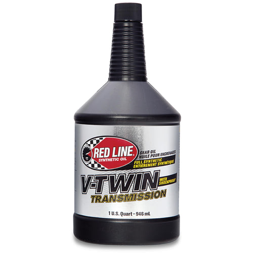 Red Line Full Synthetic Gear Oil 42804, V-Twin Transmission Oil with Shockproof - 1 Quart