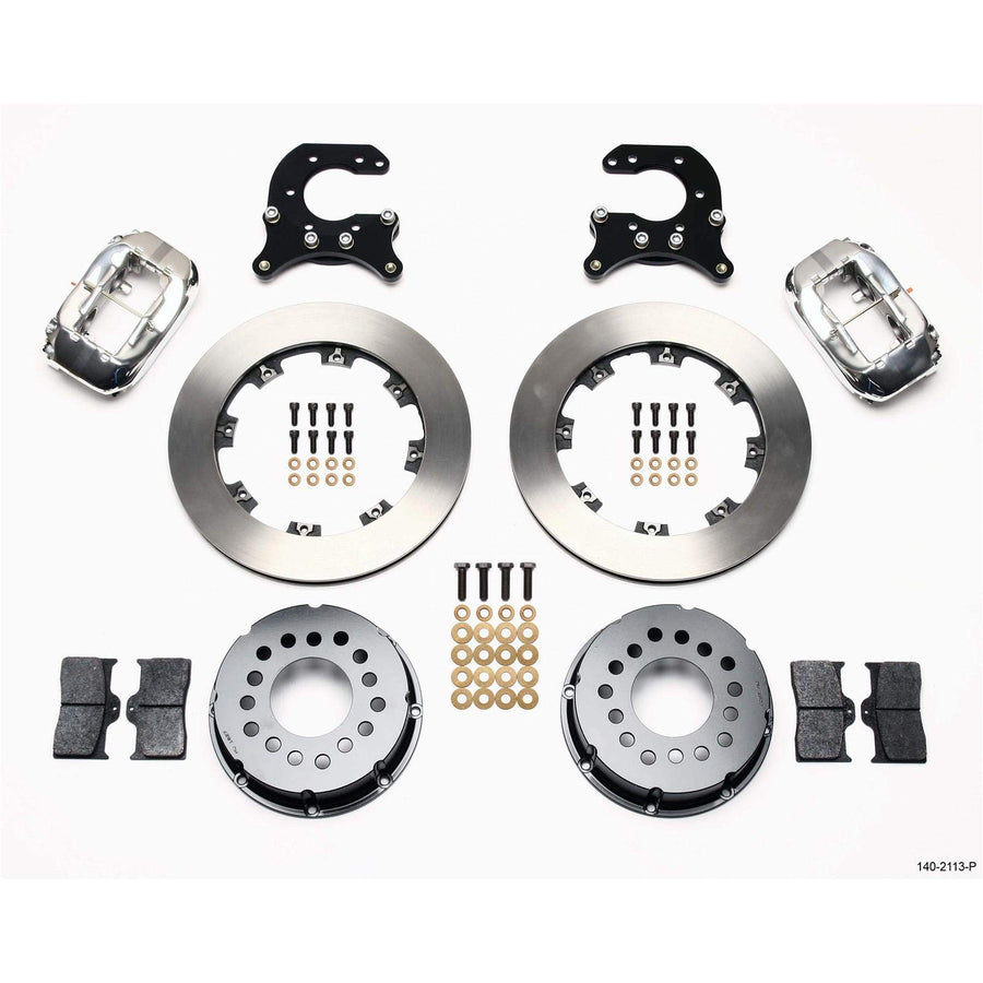 Pro-Series Wilwood 140-2113-P Rear Brake Kit for Small Ford with 2.66" Offset