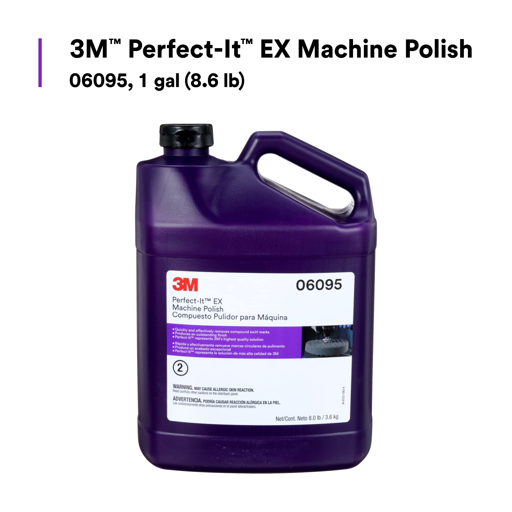 3M EX Perfect-It Machine Polish, 06095, High Performing, 1 gal (8.6 lb)
