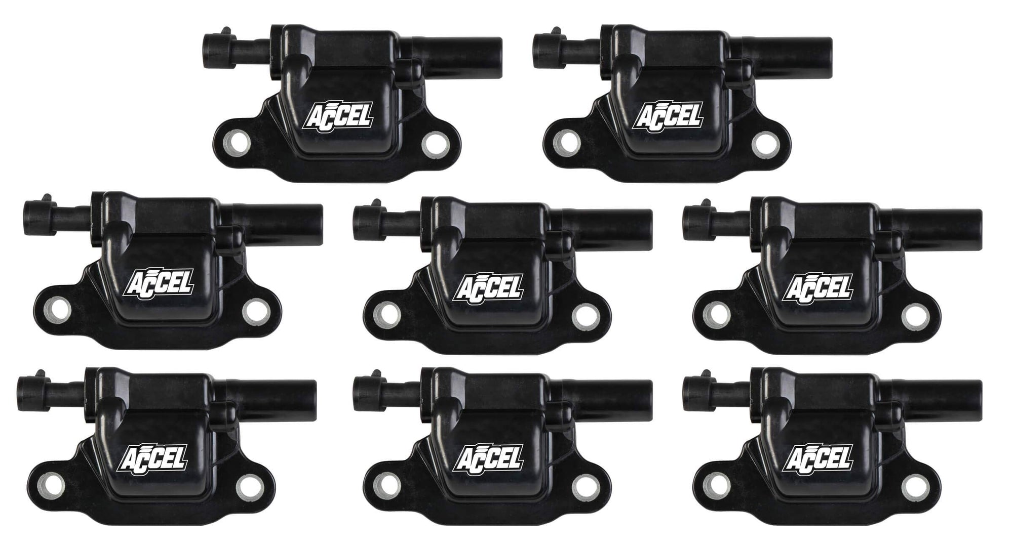 14-Up Accel Lt Square Coil - Black 8 Pack