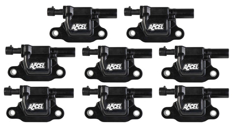 14-Up Accel Lt Square Coil - Black 8 Pack