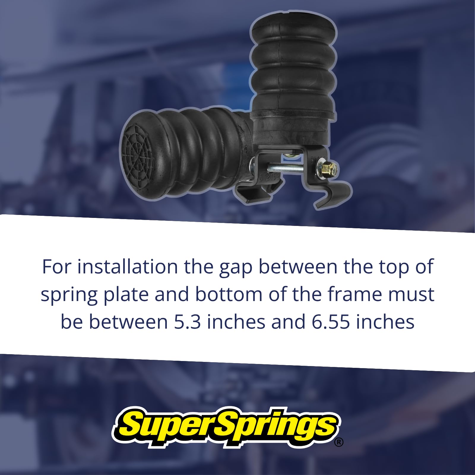 SuperSprings Pair of Left and Right TSS-107-47 Trailer SumoSprings | GAWR of 5,000-8,000 lbs | Reduces G-Force in Trailer by 68% | Removes Sway, Hop and Body Roll