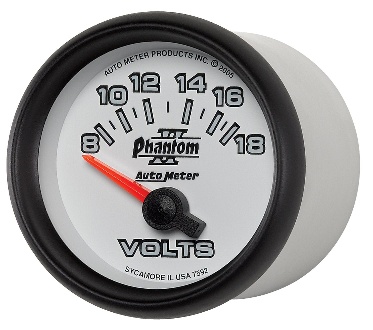 AUTO METER Phantom II 7592 Voltmeter, 2.3125 in.