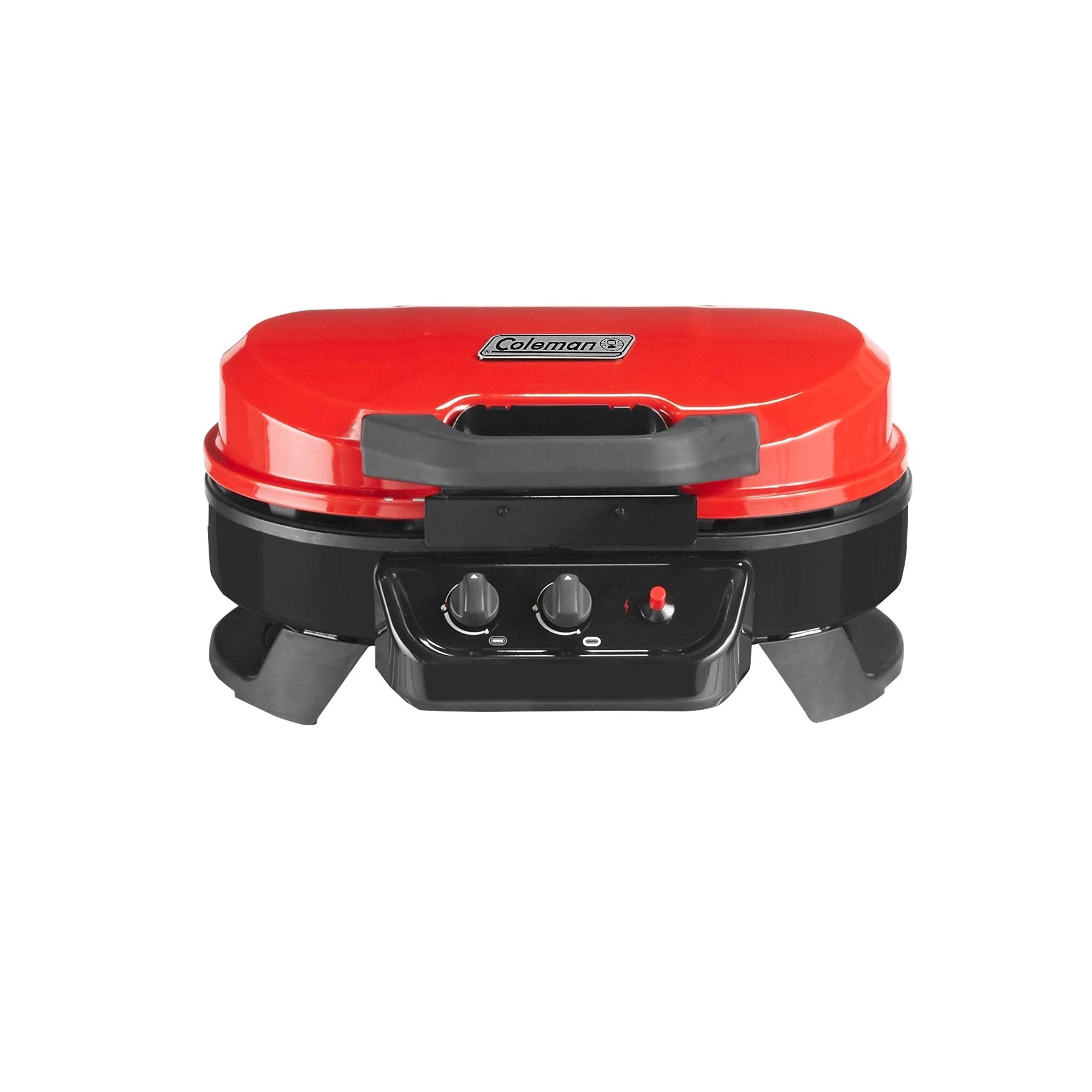 Coleman Portable RoadTrip 225 Tabletop Grill, 2-Burner Gas Grill with Matchless Ignition & Adjustable Temperature Control, 11,000 BTUs of Power for Grilling, Tailgating, Camping, BBQ, & More