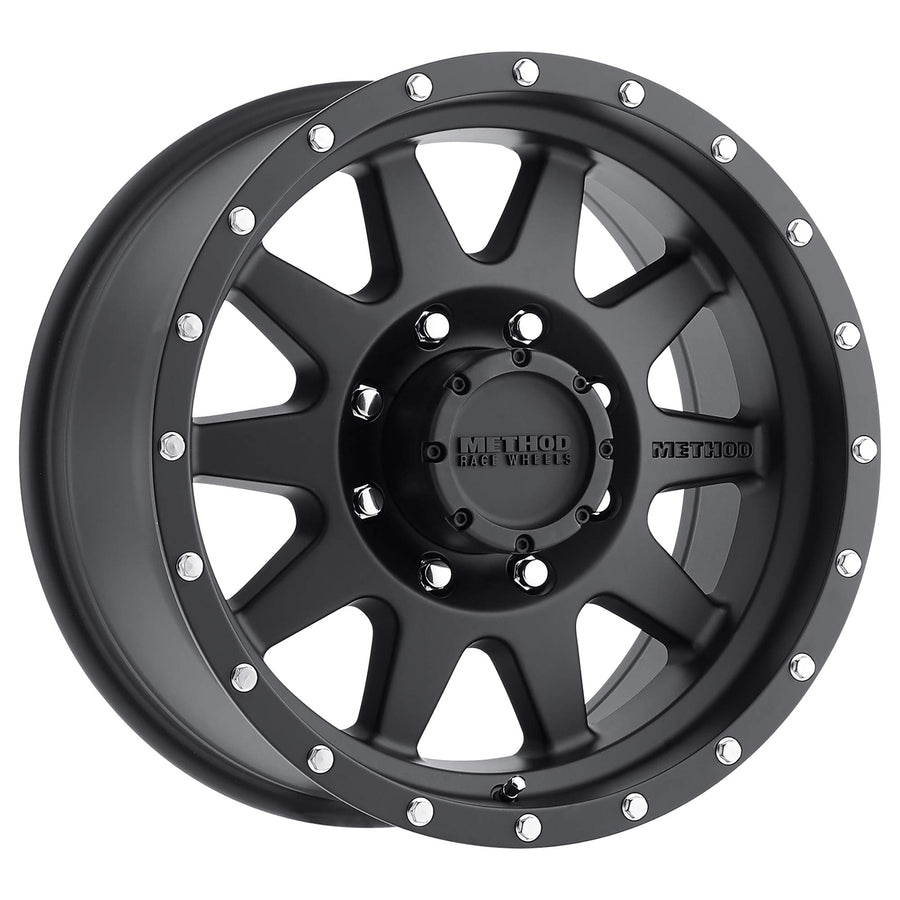 Method Race Wheels 301 Matte Black The Standard 20x9" 8x6.5", 18mm offset 5.75" Backspace, MR30129080518