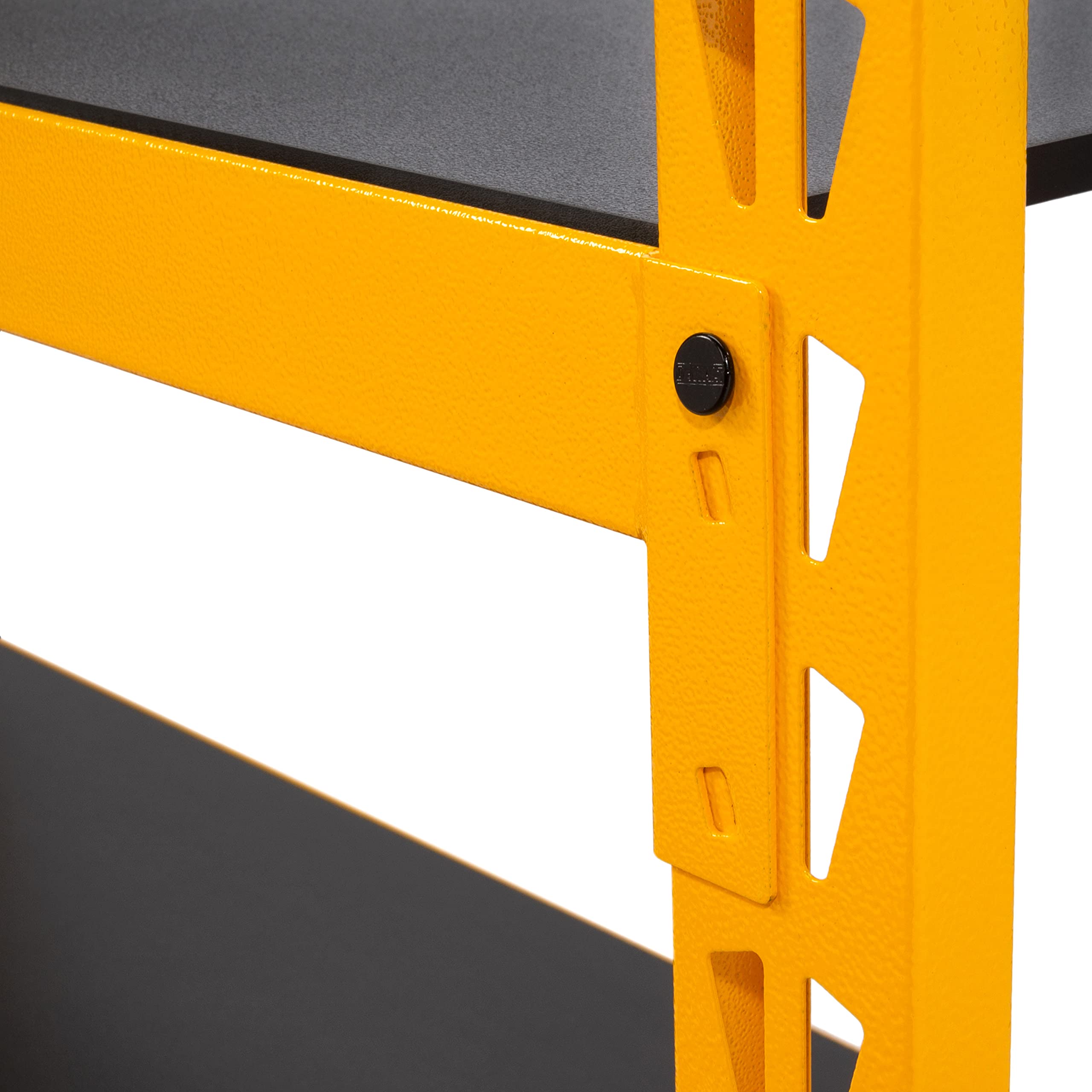 4-Foot DEWALT Tall, 3-Shelf Industrial Workshop/Garage Storage Rack, Total Capacity: 4,500 lbs.