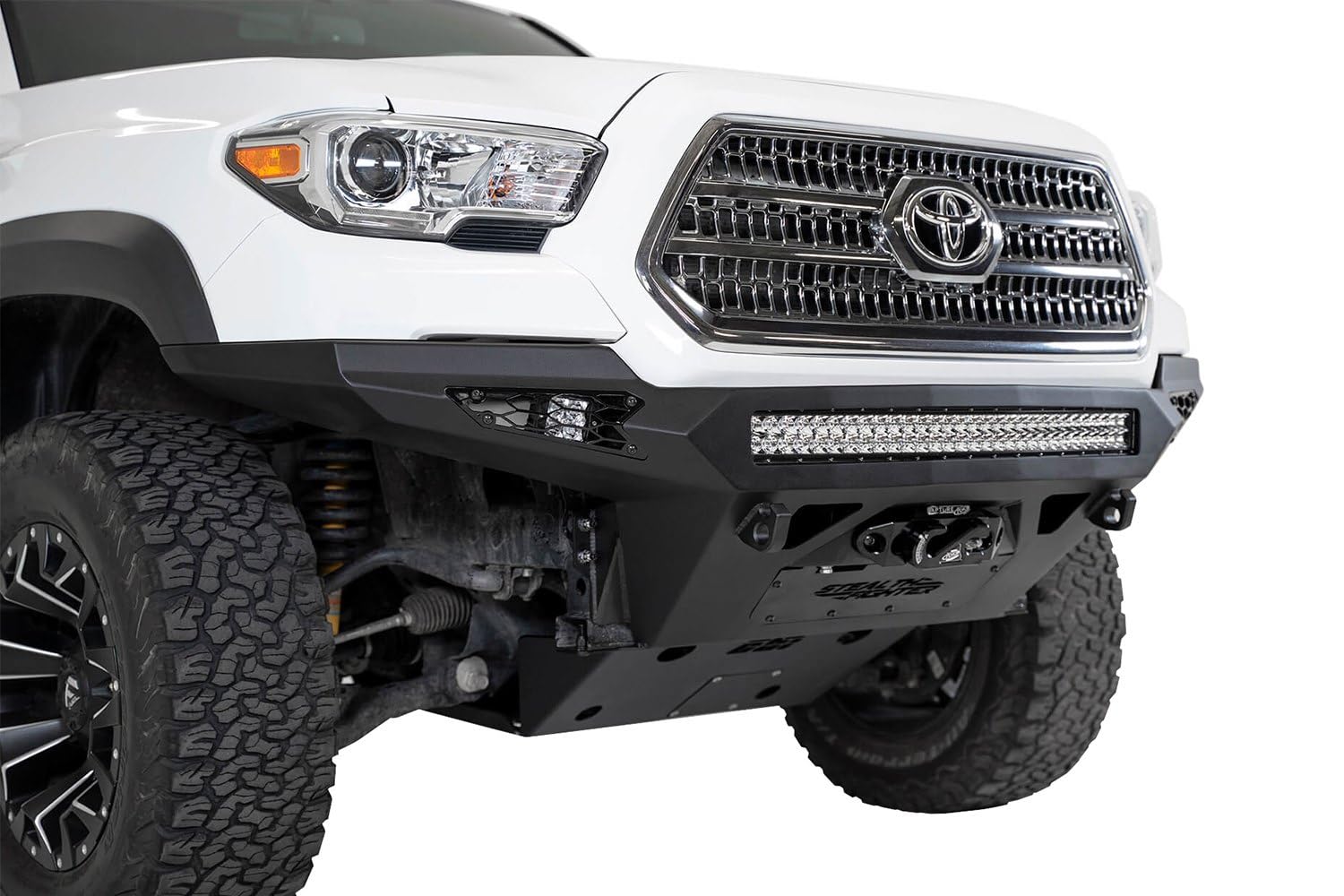 Toyota Tacoma Front Replacement Bumper fits Addictive Desert Designs F681202200103, Black