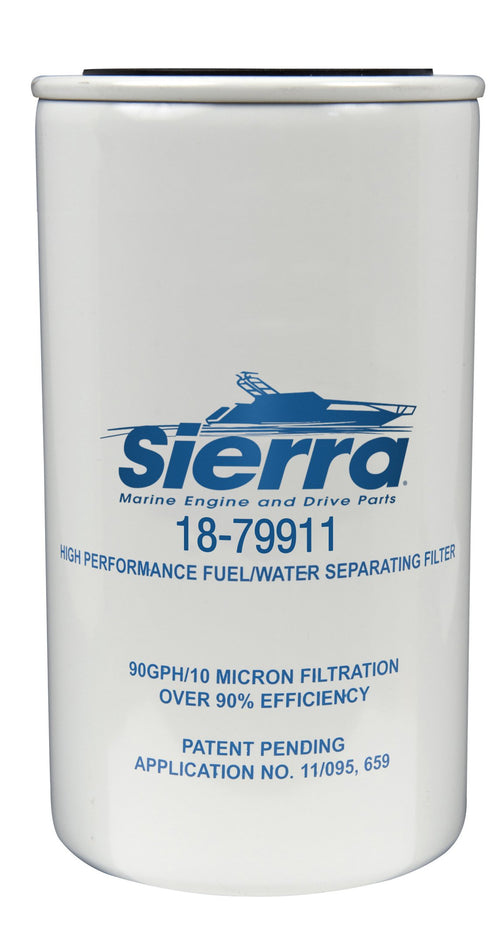 10 Micron Fuel Water Separator Filter Sierra International for Mercury/Mercruiser 18-79911