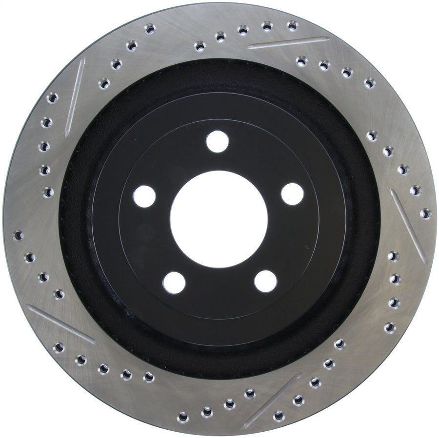 Sport Drilled/Slotted Brake Rotor StopTech 127.61109R (Rear Right), 1 Pack