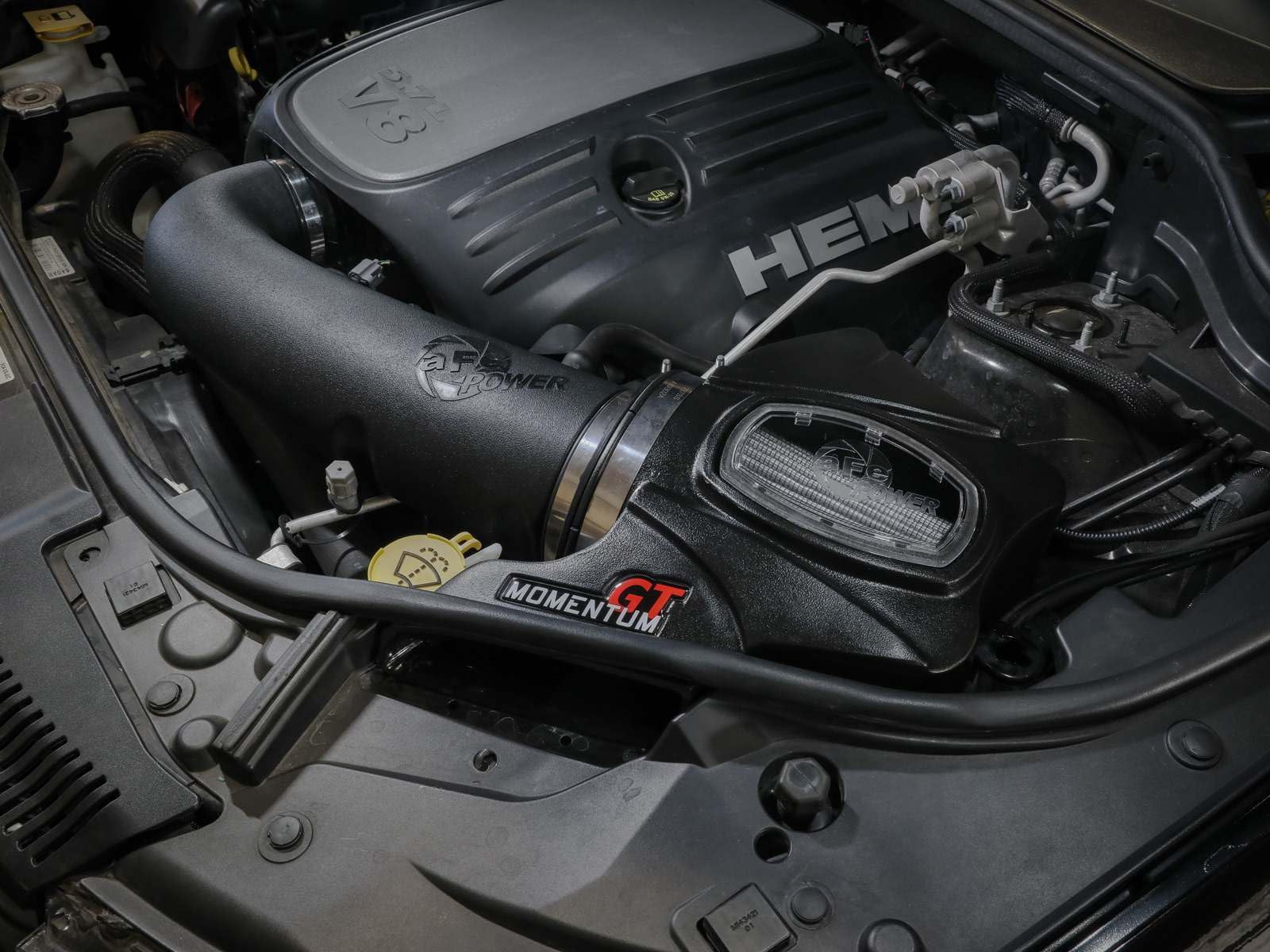 Momentum GT aFe POWER Cold Air Intake System w/Pro DRY S Filter, #51-76205-1, Black